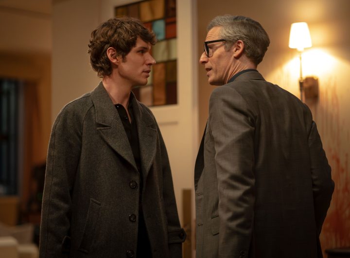 Nicholas Denton as Guy Anatole and Justin Krik as Raglan - Talmasca _ Season 1, Episode 4 - Photo Credit: David Gennard/AMC