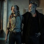 Jeffrey Dean Morgan as Negan, Jimmi Simpson as Mason - The Walking Dead: Dead City _ Season 3, Episode 3 - Photo Credit: Robert Clark/AMC