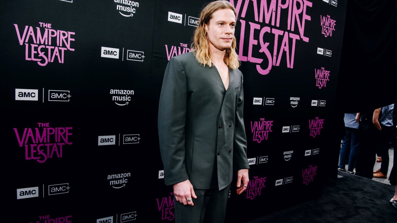 Sam Reid attends The Vampire Lestat: One Night Only – LIVE at Sony Hall in New York City on June 2 ahead of the premiere of “The Vampire Lestat” on Sunday, June 7 on AMC and AMC+. Credit: Nina Westervelt/AMC Global Media