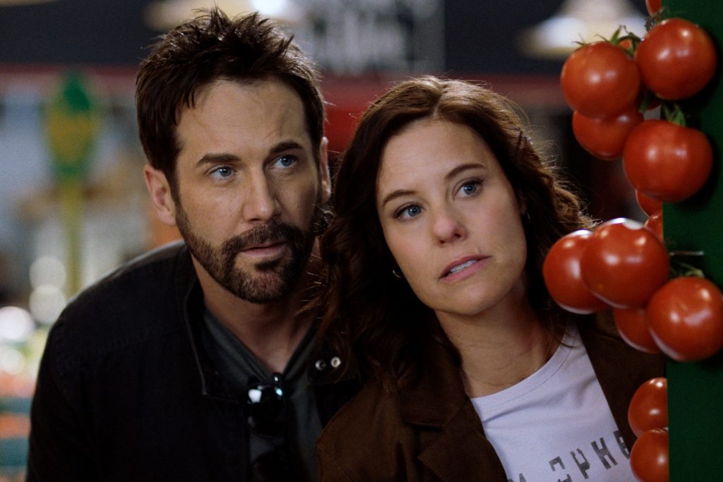 Niall Matter and Ashley Williams in Much About Love. Credit: ©2026 Hallmark Media