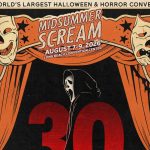 Key art for the Scream 30th anniversary panel at Midsummer Scream 2026