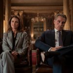 Keri Russell and Rufus Sewell in The Diplomat season 4. Photo: Netflix
