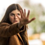 Alexandra Daddario as Rowan Mayfair in Mayfair Witches: Salem Coven. Photo: AMC Global Media
