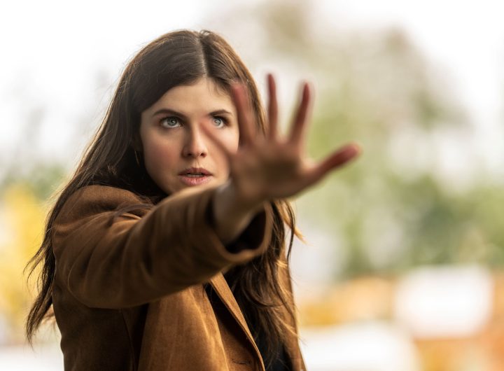 Alexandra Daddario as Rowan Mayfair in Mayfair Witches: Salem Coven. Photo: AMC Global Media