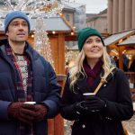 Corey Sevier and Emilie Ullerup in A Danish Christmas. Credit: ©2026 Hallmark Media/Photographer: Courtesy Johnson Production Group