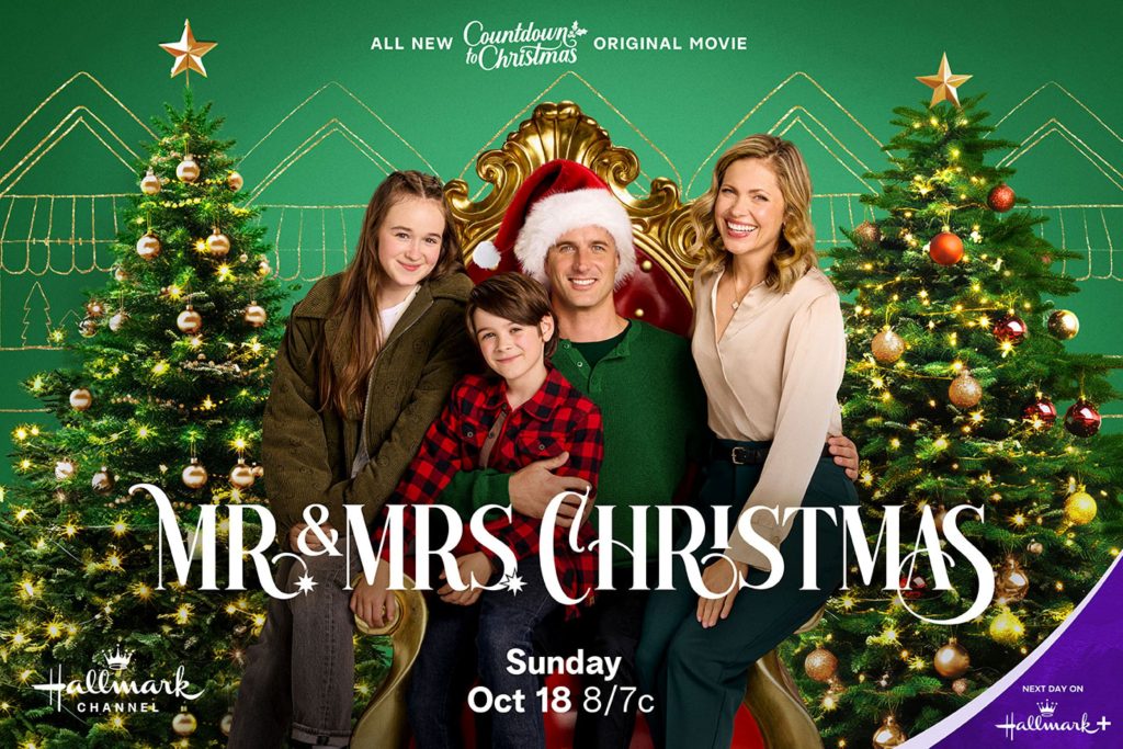 Key art for Mr. & Mrs. Christmas. Photo: Hallmark Media